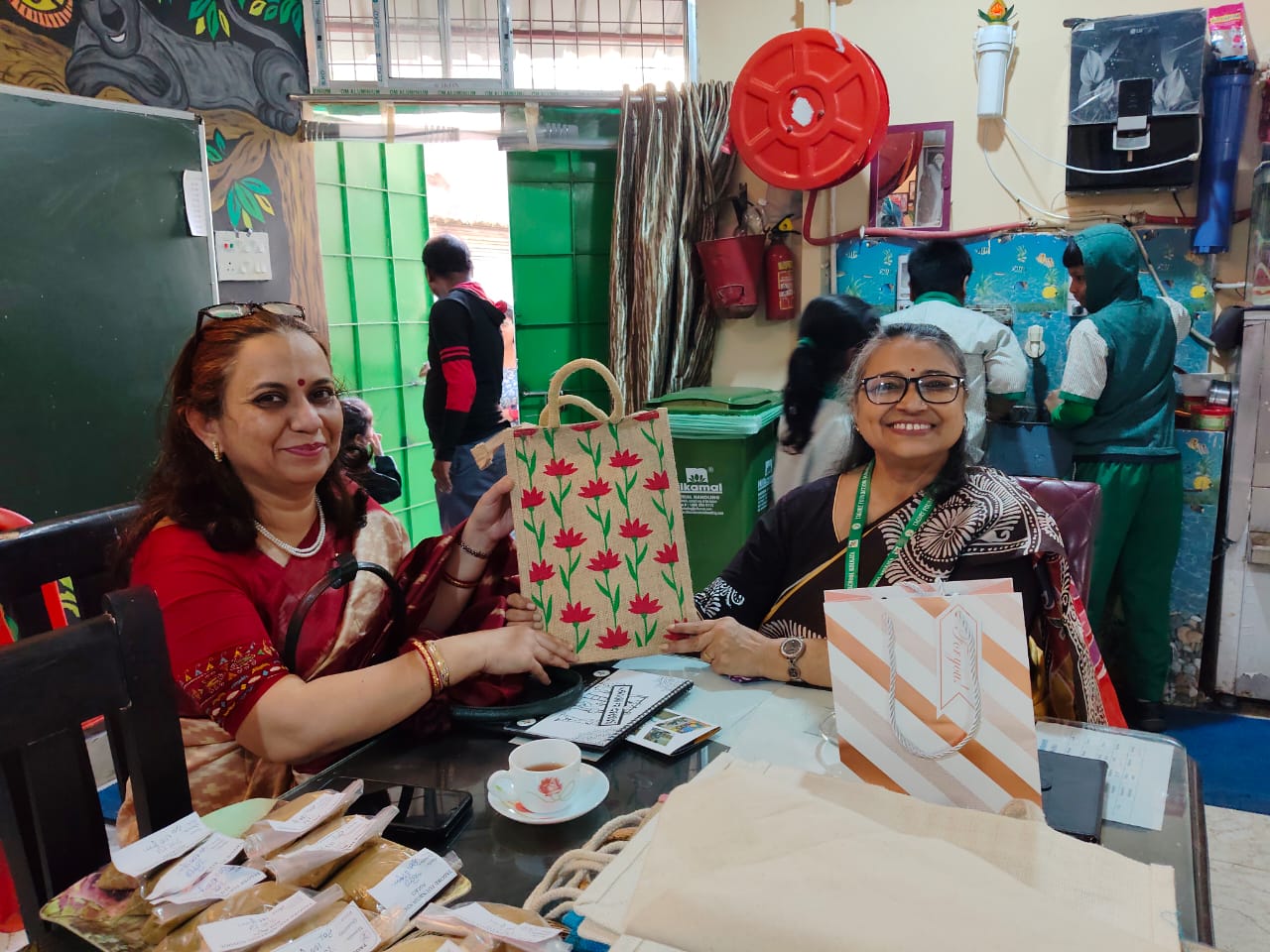 Dr Tina Dutta Gupta visits Tagore Foundation School 
